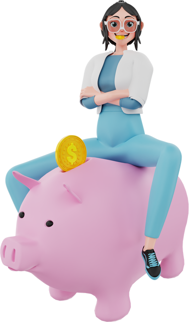 3D Character Businesswoman illustration